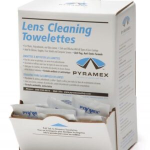 Pyramex LCT 100 Individually Packaged Lens Cleaning Towelettes